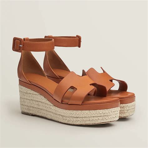 hermes elda sandals|Hermès Elda Leather Espadrilles .